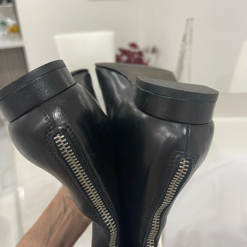 Banana Republic Black Over the Knee Boots Brand New